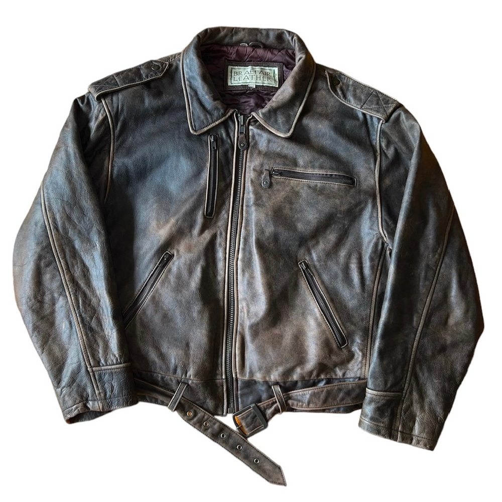 Braefair Genuine Leather Jacket// used, great condition